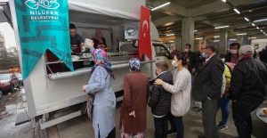 MEVLİT KANDİLİ'NDE VATANDAŞLARA LOKMA İKRAMI
