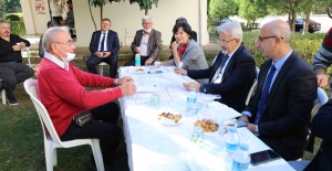 BAŞKAN ERDEM BARIŞ SAKİNLERİYLE BULUŞTU