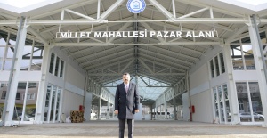 MİLLET MAHALLESİ KAPALI PAZAR YERİ’ AÇILIŞA GÜN SAYIYOR