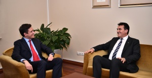 Dündar Bulgaristan Ankara Büyükelçisi’ni Ağırladı