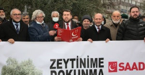 Zeytinime dokunma basın açıklaması