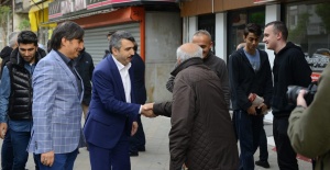 BAŞKAN OKTAY YILMAZ BAYRAMI DAVUTDEDE CAMİİ’NDE KARŞILADI