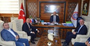 Orhangazi Ticaret ve Sanayi Odası Başkanı Erol Hatırlıdan Başkan Aydın’a Ziyaret.