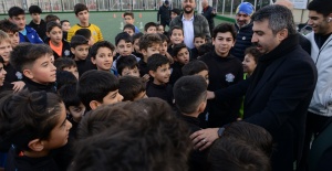 BAŞKAN YILMAZ SPORCULARLA BULUŞTU