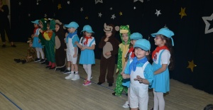 Egeberkli miniklerin karne sevinci