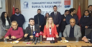 CHP Bursa'da Gamze Pamuk Ateşli milletvekilli aday adaylığını açıklıyor