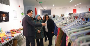 Depremzedelerin kıyafet ihtiyacını Osmangazi karşılıyor