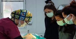 Veteriner Fakültesi öğrencilerine uygulamalı eğitim