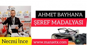 AHMET BAYHAN'A ŞEREF MADALYASI!