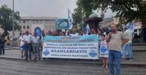KESK Bursa'dan Şehreküstü'nde basın açıklaması: Şaka gibi ama gerçek