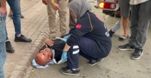 Bursa'da kamyonet akülü bisiklete çarptı! Bisiklet sürücüsü yaralandı