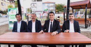 Harmancık ilçesi’nin ilk parkı Osmangazi Belediyesi’nden