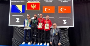 Nisanur Çakır Slovenyadan madalya...