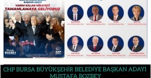 CHP BURSA BÜYÜKŞEHİR B.B. ADAYI MUSTAFA BOZBEY VE 8 İLÇE BELEDİYE BAŞKANI İLE SONUÇ NE OLUR?