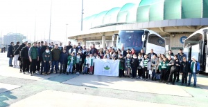 Başkan Aydın Osmangazili çocuklara Bursaspor sevgisi aşılıyor