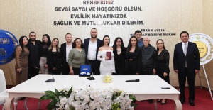 Nikahı kıyılacak çifte Başkan...