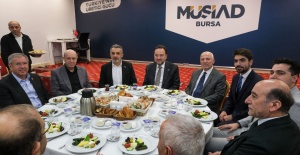 *MÜSİAD BURSA ŞUBESİ GENEL BAŞKAN MAHMUT ASMALI’YI AĞIRLADI