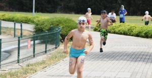 Osmangazi’de Triathle yarışları nefes kesti