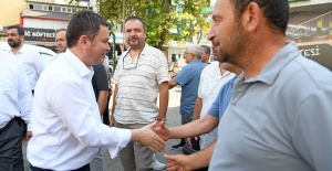 Başkan Erkan Aydın Küçükbalıklı’da vatandaşla buluştu