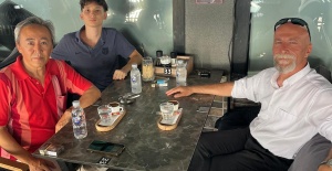 BURO BAŞKANI TANSU ERÇEVİK, TUREB (TURİST REHBERLERİ BİRLİĞİ) BAŞKANI ABDÜLKADİR TANRIDAĞLI’YI BURSA’DA AĞIRLADI