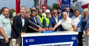 Büyükşehir'den Mudanya Yolu Geçit-Bademli Kavşağı Projesi’ne temel atıldı!
