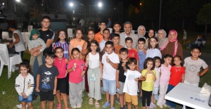 Gemlik’te Çocuklara Açık Hava Sinema Keyfi