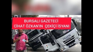 BURSALI GAZETECİ CİHAT ÖZKAN'IN HAKLI ÇEKİÇİ İSYANI