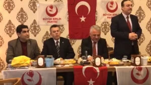 BÜYÜK BİRLİK PARTİSİ YILDIRIM İLÇE BELEDİYE BAŞKAN ADAYI AYHAN ÖZBEK’İN DÜZENLEDİĞİ TOPLANTIDAYIZ.