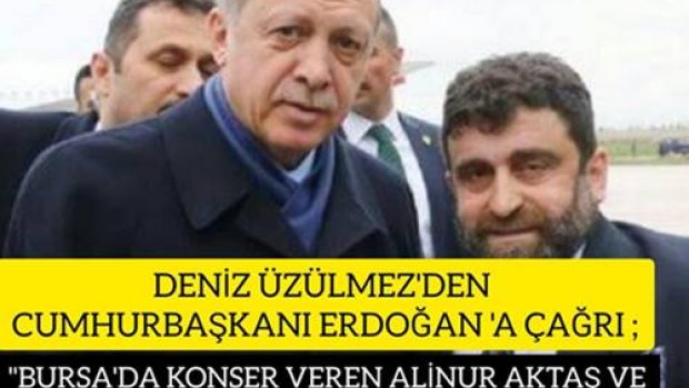 DENİZ ÜZÜLMEZ'DEN CUMHURBAŞKANI ERDOĞAN 'A ÇAĞRI:"ALİNUR AKTAŞ VE DAVUT GÜRKAN'I GÖREVDEN ALIN"