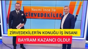 KRT'DE NECMİ İNCE İLE ZİRVEDEKİLER KONUĞU İŞ İNSANI BAYRAM KAZANCI OLDU!